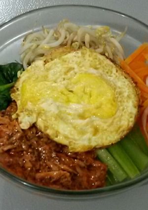 Foto resep Bibimbap Tuna Pedas Alacin