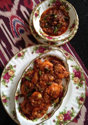 Foto resep Udang Bumbu Taoco ala Surabaya