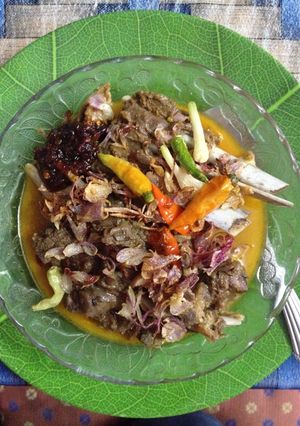 Foto resep Gulai (Iga) Kambing asli Porong Sidoarjo