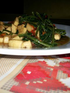 Foto resep Tumis Tahu Kangkung Saos Tiram
