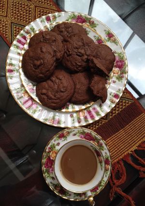 Foto resep Double Chocolate Chip Cookies Mrs. Firda