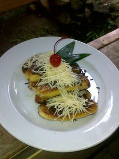 Foto resep Pisang Penyet Cokelat Keju