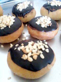 Foto resep donat coklat kacang praktis tanpa telur