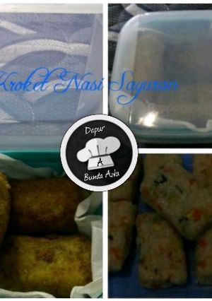 Foto resep Kroket Nasi Sayuran