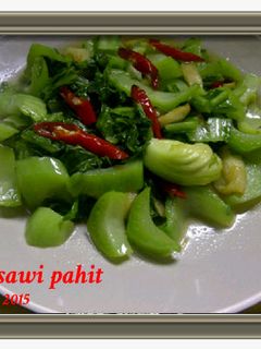 Foto resep Tumisan sawi pahit super cpt, enak dan sehat.