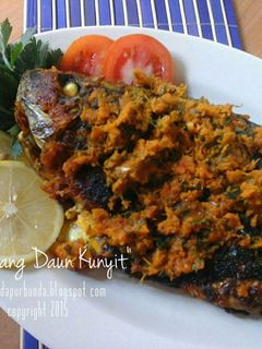Foto resep "Ikan Panggang Daun Kunyit"