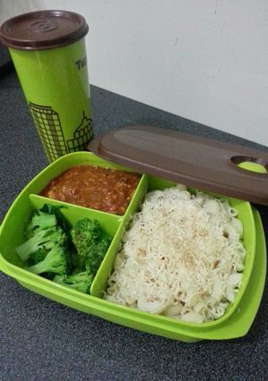 Foto resep Macaroni pasta with homemade sardines sauces