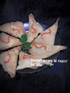 Foto resep pangsit goreng isi ragout