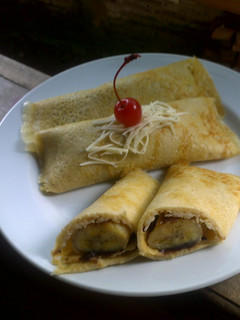 Foto resep Crepes Oatmeal Isi Pisang Coklat Keju