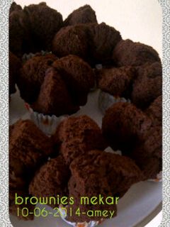 Foto resep Brownies kukus mekar anti gagal
