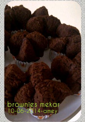 Foto resep Brownies kukus mekar anti gagal