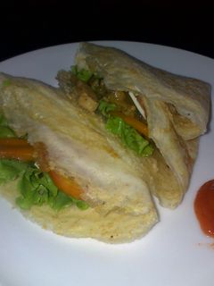 Foto resep Oatmeal Crepes Chicken Vegies untuk Diet