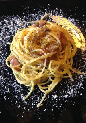 Foto resep Spaghetti alla carbonara
