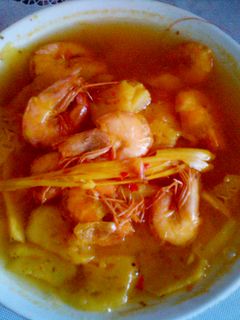 Foto resep Pindang udang nanas