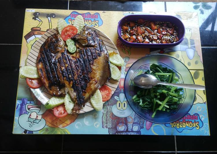 Bawal Laut Bakar