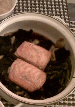 Foto resep Salmon tim kecap jepang
