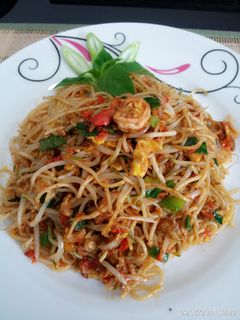 Foto resep spaghetti bumbu terasi