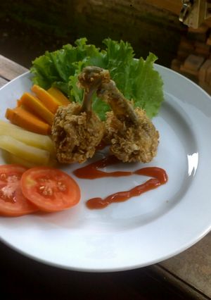 Foto resep Chicken Drum Stick Goreng Balut Oatmeal