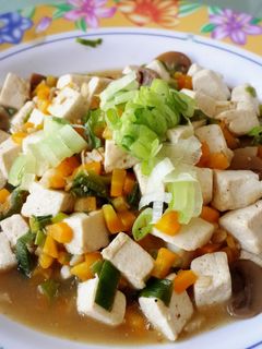 Foto resep Tumis Tahu Jamur Semi Vegetarian