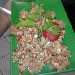 รูปของ cumi telur asin