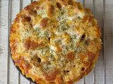 Baked Rigatoni with Triple Cheese and Bolognese Sauce