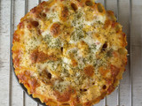 Baked Rigatoni with Triple Cheese and Bolognese Sauce