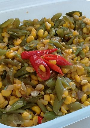 Foto resep Tumis Buncis Jagung Manis Cantik