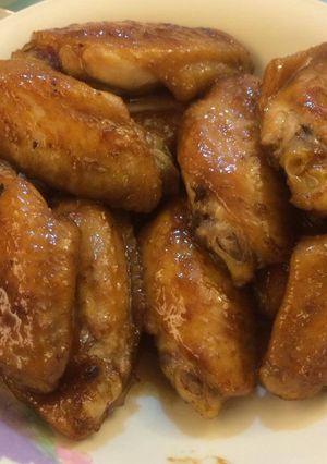 Foto resep CHICKEN WINGS WITH CARAMEL SAUCE