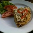 Pizza Spaghetti Saus Ayam Barbeque