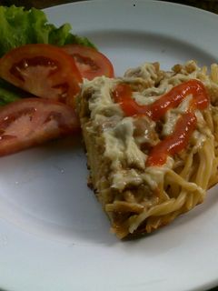 Foto resep Pizza Spaghetti Saus Ayam Barbeque