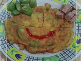 telur dadar pete 