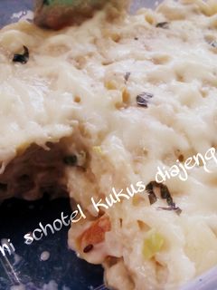 Foto resep eggless steamed macaroni schotel diajeng