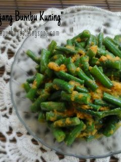 Foto resep "Kacang Panjang Bumbu Kuning"