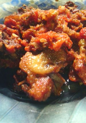 Foto resep chicken balado
