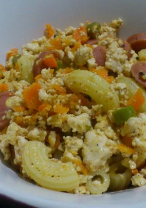 Foto resep Kreasi Makaroni Tumis Suka-Suka