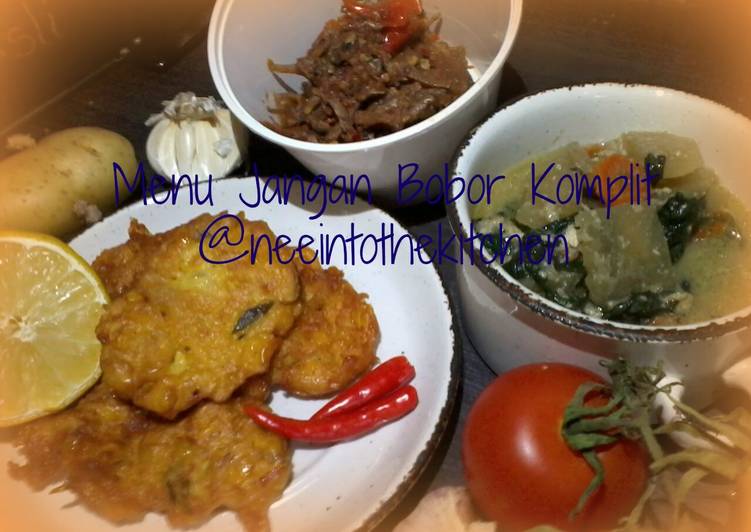 Resep Menu Bobor Komplit, Lezat Sekali