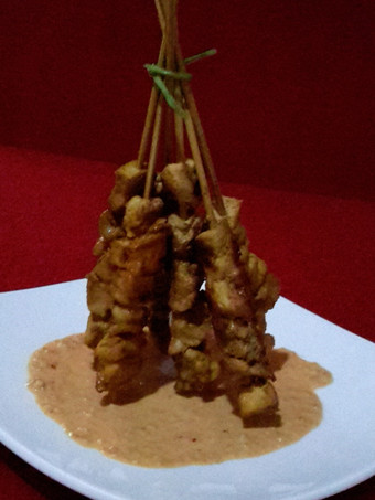 Resep Sate ayam saus kacang mete Enak