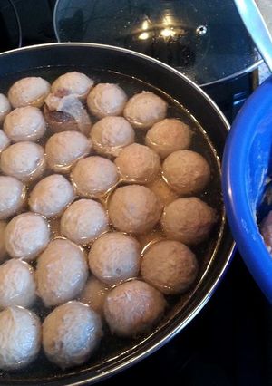 Foto resep Bakso daging sapi kenyal seperti yang dijual di abang abang