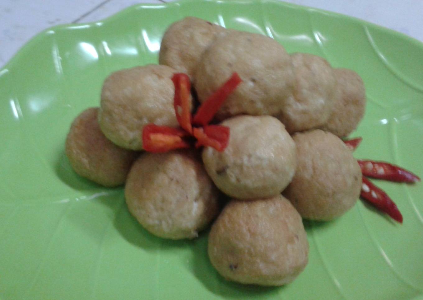 Bola-bola tahu santapan sehat sore hari