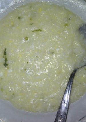 Foto resep Bubur Nasi dengan Telur