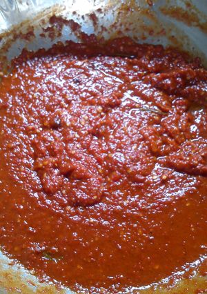Foto resep saos cabe vaforit keluarga