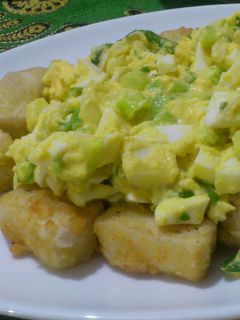 Foto resep Tahu Goreng Tepung Saus Telur Asin