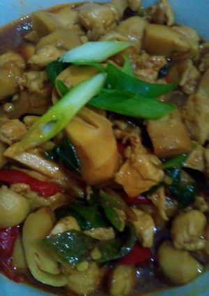 Foto resep Ayam fillet jamur asam manis praktis