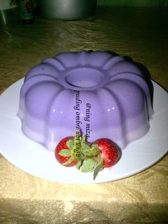 Foto resep 2. Puding Ombre Ubi Ungu
