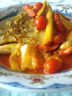 Foto resep KIS (Kepala Ikan Salmon) bumbu KARI