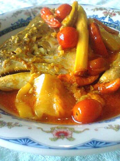 Foto resep KIS (Kepala Ikan Salmon) bumbu KARI