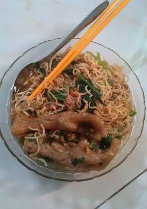 Foto resep Mie Ayam Ceker