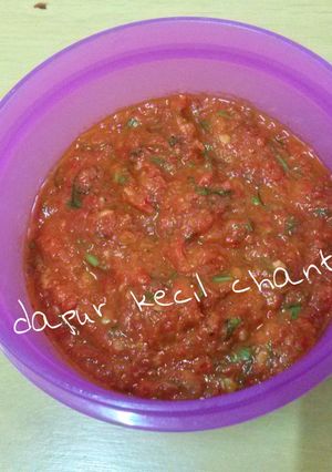 Foto resep 9. Sambal Tukai dengan Daun Ketumbar