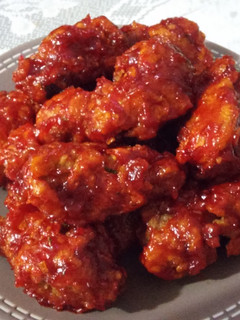 Foto resep yangnyeom tongdak (ayam goreng saus pedas manis)