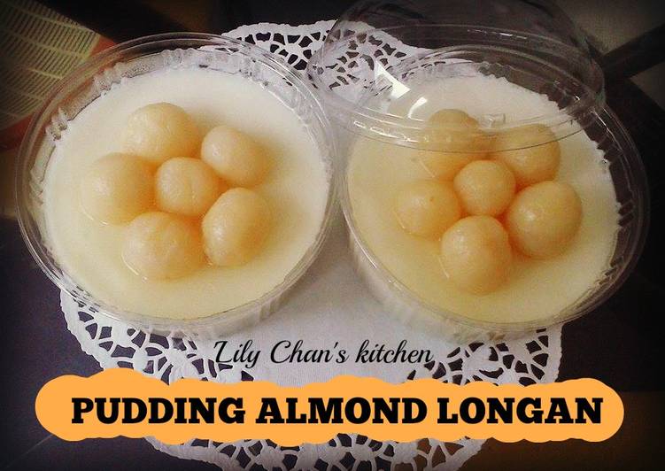 Puding almond ga pake ribet